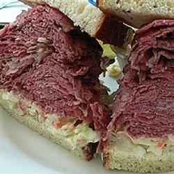 Slow Cooked Corned Beef for Sandwiches