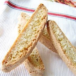 Coconut Walnut Biscotti