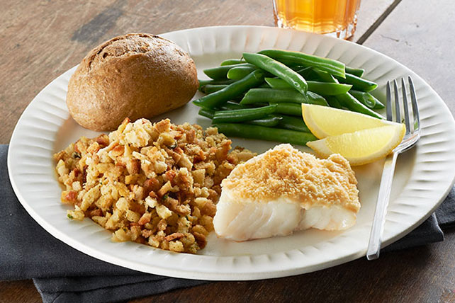 Easy Parmesan-Crusted Fish Dinner