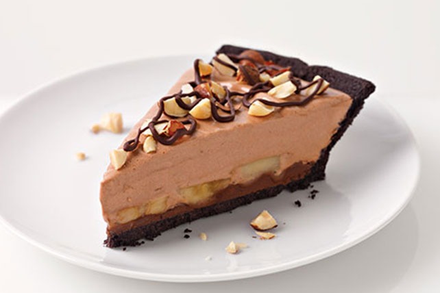 Chocolate-Hazelnut-Banana Pie