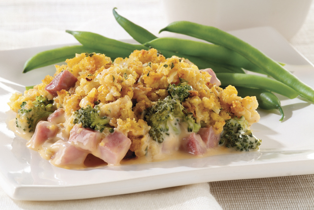 Cheesy Ham & Broccoli Bake