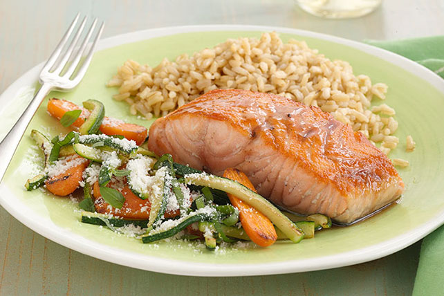 Balsamic-Honey Glazed Salmon