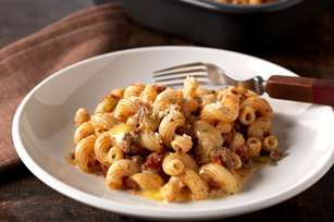 Cheesy & Beefy Tomato Corkscrew Pasta Bake