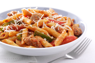 Zesty Penne, Sausage and Peppers