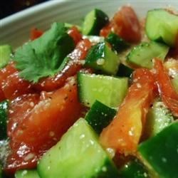 Cucumber and Tomato Salad