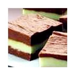 Layered Mint Chocolate Fudge