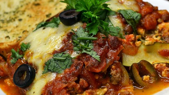 Zucchini Lasagna With Beef and Sausage