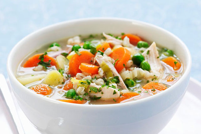 Chicken Vegetable Soup with Orzo