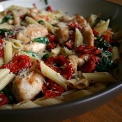 Spinach and Sun-Dried Tomato Pasta