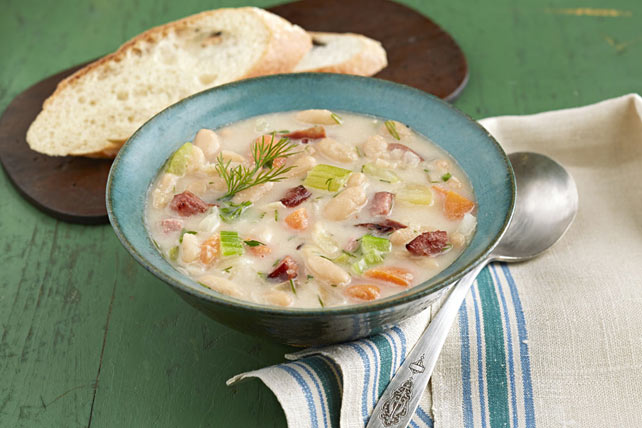 Chunky Veggie & Cannellini Bean Soup