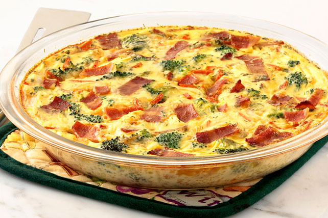 Very Veggie Crustless Quiche