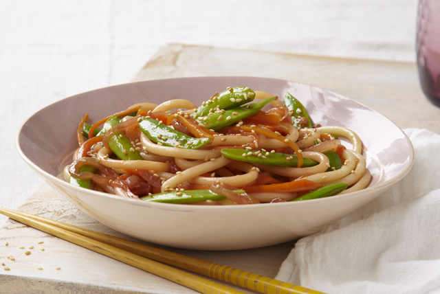 Snap Pea-Sesame Pasta