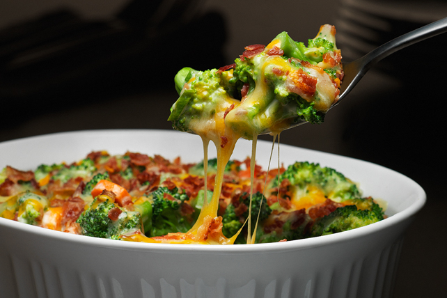 Creamy Broccoli-Bacon Bake