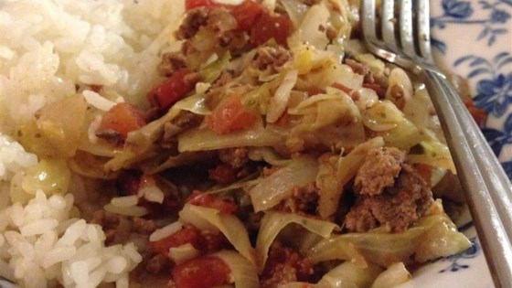 Ground Beef and Cabbage