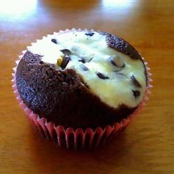 Grandma Gudgel's Black Bottom Cupcakes