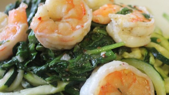 Shrimp Florentine with Zoodles