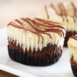 Mini Chocolate Hazelnut Cheesecakes