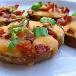 Cheese and Bacon Potato Rounds