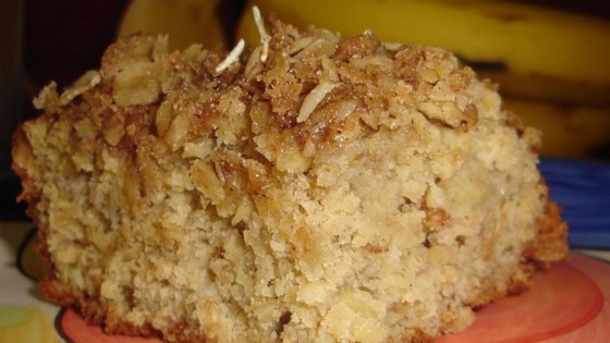 Banana Oatmeal Crumb Cake