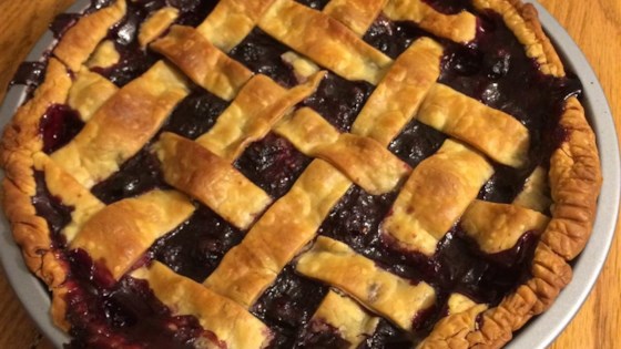 Blackberry and Blueberry Pie