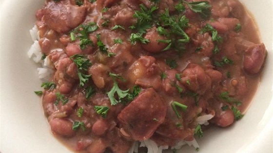 Pressure Cooker Red Beans and Sausage