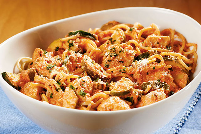 Creamy Chicken Spaghetti