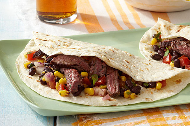 Grilled Skirt Steak Fajitas