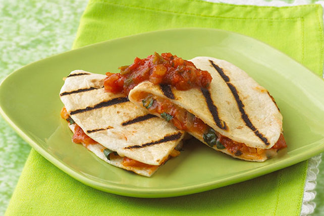 Grilled Chicken Quesadillas