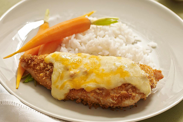 Crisp and Creamy Baked Chicken