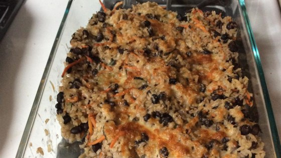 Brown Rice and Black Bean Casserole