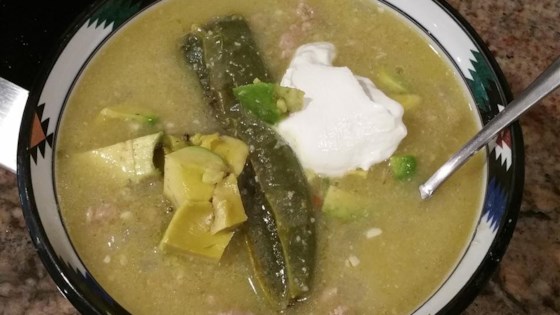 Green Enchilada Pork Chili