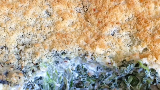 Spinach and Artichoke Au Gratin