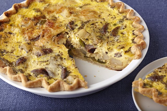 Make-Ahead Sausage & Potato  Quiche