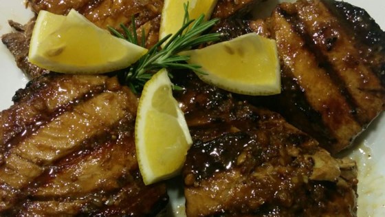 Grilled Yellowfin Tuna with Marinade