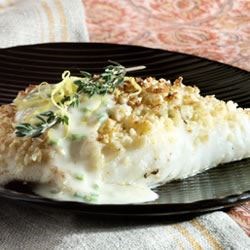 Almond-Crusted Halibut Crystal Symphony