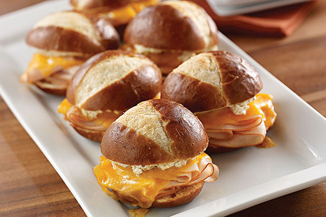 Turkey-Pretzel Sliders