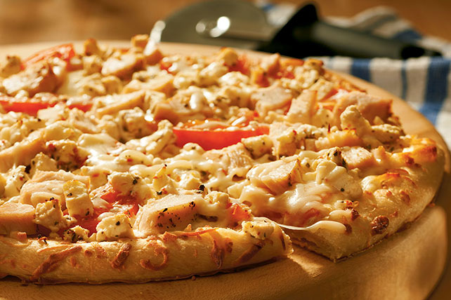 Chicken-Feta Pizza