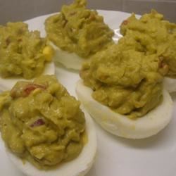 Guacamole Deviled Eggs