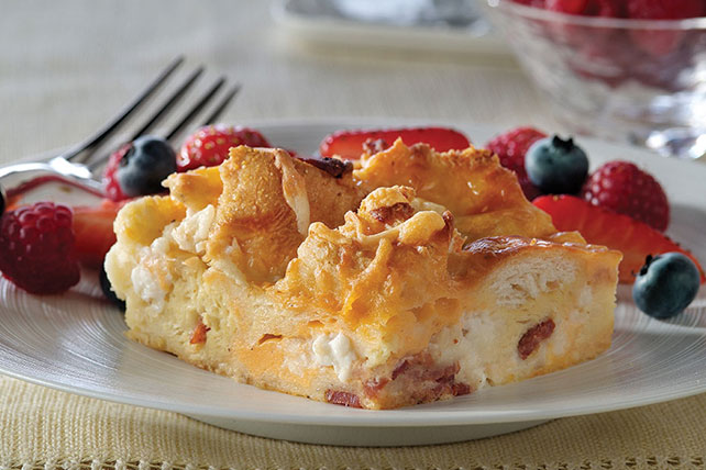 Three-Cheese Brunch Bake