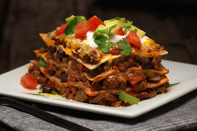 Cheesy Mexican Lasagna