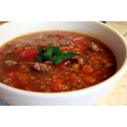 Lentil and Sausage Soup