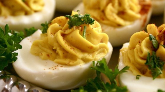 Bacon-Balsamic Deviled Eggs