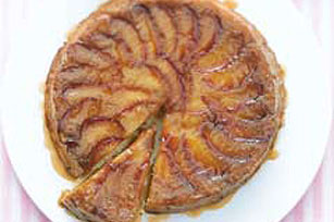 Nectarine Lemon Upside-Down Cake