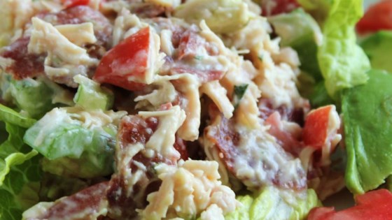 Chicken Salad with Bacon, Lettuce, and Tomato