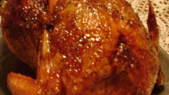 Ma Lipo's Apricot-Glazed Turkey with Roasted Onion and Shallot Gravy