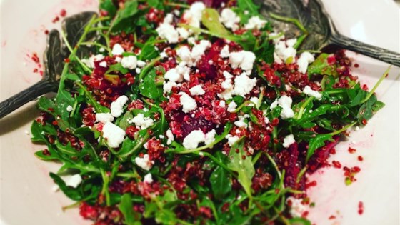 Quinoa, Beet, and Arugula Salad