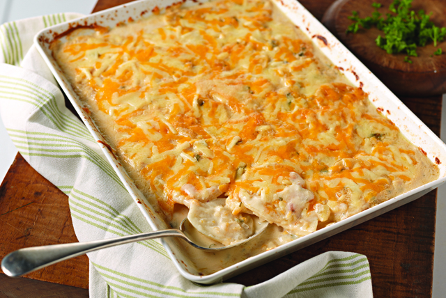 Savory Garlic Scalloped Potatoes