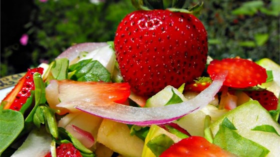 Spring Strawberry Spinach Salad