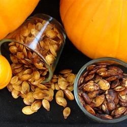 Spiced Maple Pumpkin Seeds