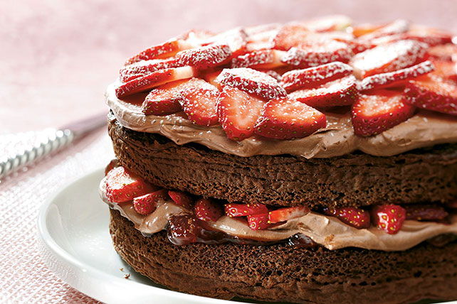 Double-Chocolate Strawberry Shortcake